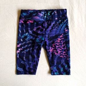 adidas abstract print sporty cropped leggings 12 months baby girl